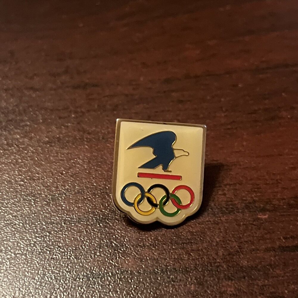 Vintage Olympic USPS United States Postal Service Official Sponsor USA Lapel Pin